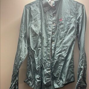 Blue Button-Up Shirt